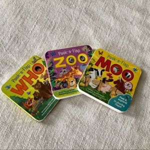 🆕EUC: Peek-a-Flap Toddler Books 📚